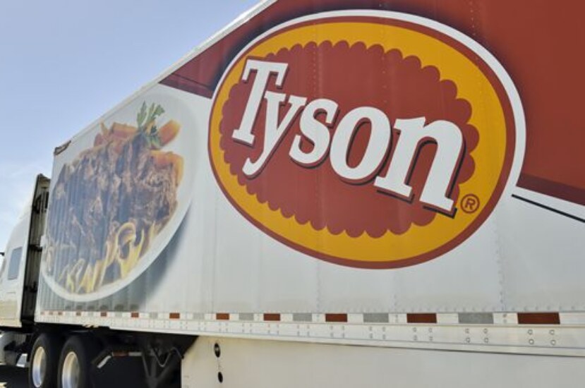 scambi negativi per Tyson Foods