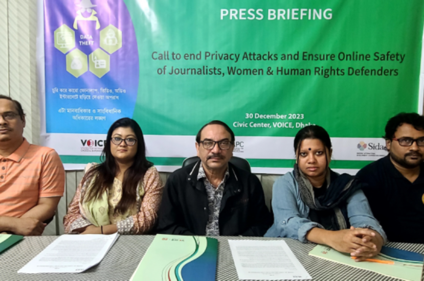 VOICE expresses concerns over online safety of journos, women