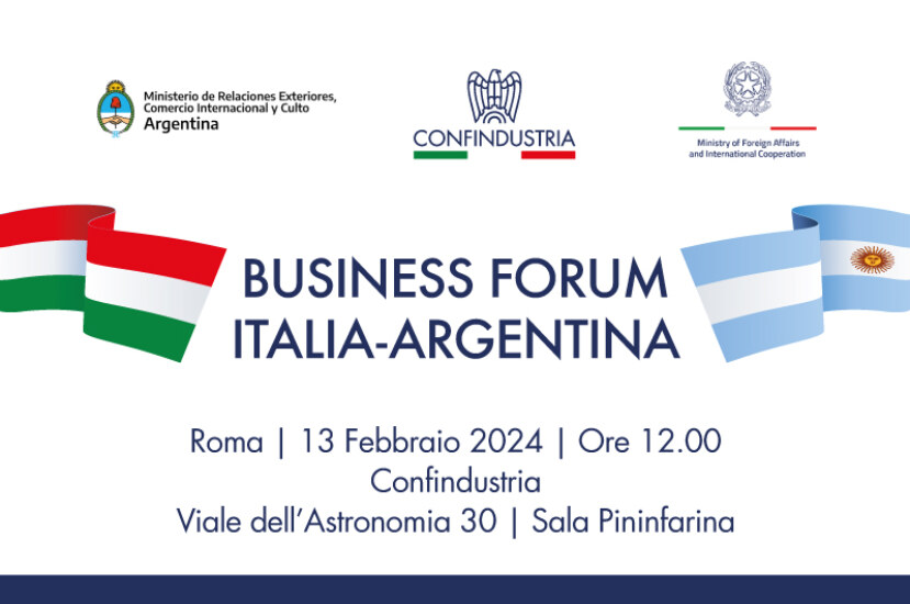 ARGENTINA: Business Forum Italia-Argentina
