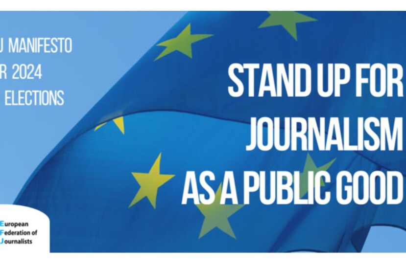 La Federazione europea dei giornalisti chiede ai politici di impegnarsi per la libertà di stampa con un manifesto • PRESKIT