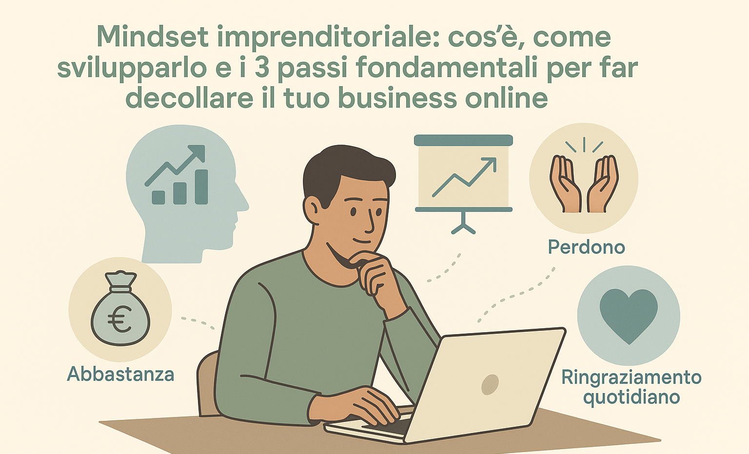Mindset imprenditoriale: cos’è, come svilupparlo e i 3 passi fondamentali per far decollare il tuo business online